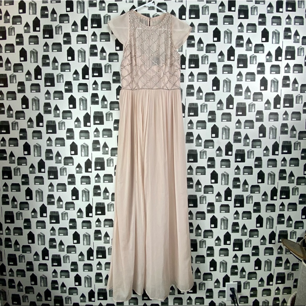 Adrianna Papell | NWT Blush Bridesmaid Maxi Dress